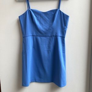 French Connection Whisper V-Neck Mini Dress